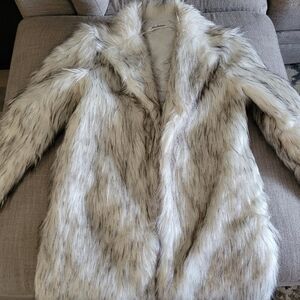 Faux fur coat